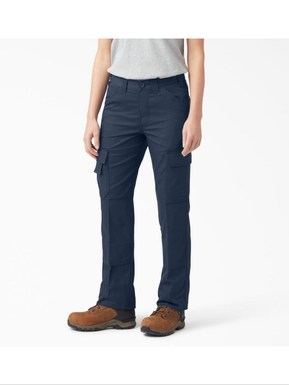 Dickies Women's Everday Cargo Utility Pant Straight Fit Navy Blue